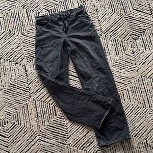 American Eagle Outfitters women’s gray wash black jeans, sz 0R